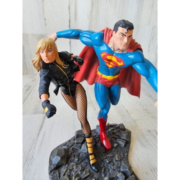 Superman Justice League America DC 2008 statue part 2 build scene figurine - Picture 3 of 8